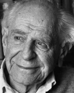 A picture of Karl Popper.