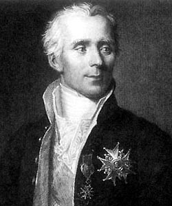 A portrait of Pierre-Simon Laplace