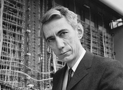 A photo of US cryptographer Claude Shannon