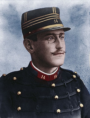 A portrait of Alfred Dreyfus