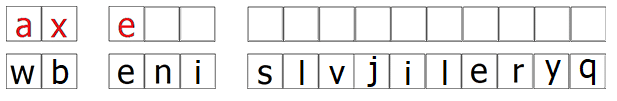 The ciphertext "wb eni slvjileryq" being deciphered using the autokey cipher with key "axe"