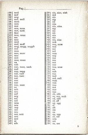 Baravelli's code section III