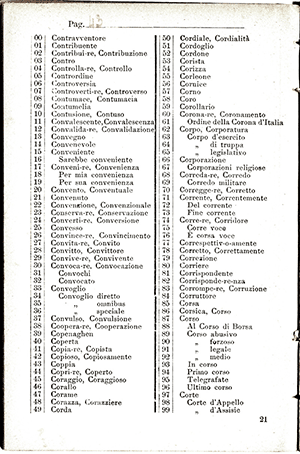 Baravelli's code section IV