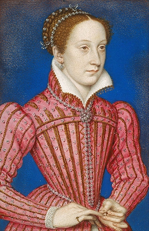 A portrait of Mary, Queen of Scots