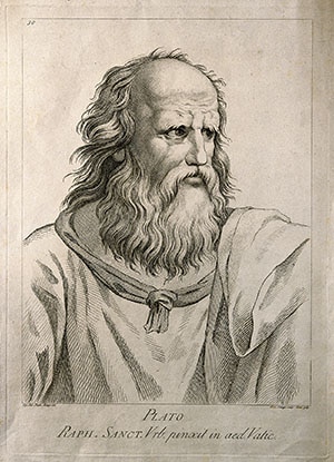 A portrait of Plato