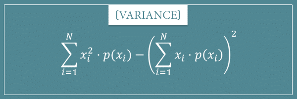 An alternative formula for the statistical dispersion measure called variance