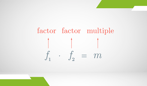 A product of two factors resulting in a common multiple